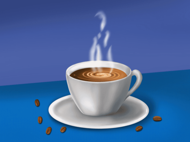 Cup Of Coffee Animation GIF