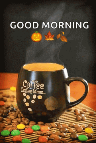 Cup of Coffee Saying Coffee Coffee Mmmm