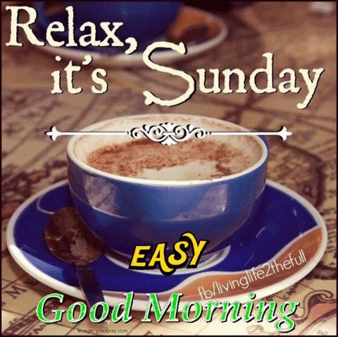 Cup of Coffee with Good Morning Message
