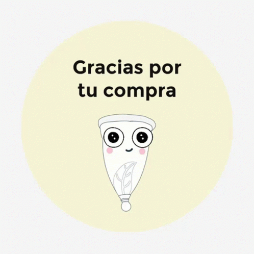 Cup Saying Gracias Por Tu Compra GIF