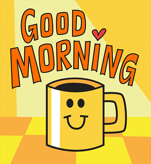 Cup Winking Good Morning Have A Blessed Day GIF