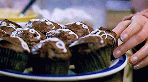 Delicious Chocolate Cupcake GIF