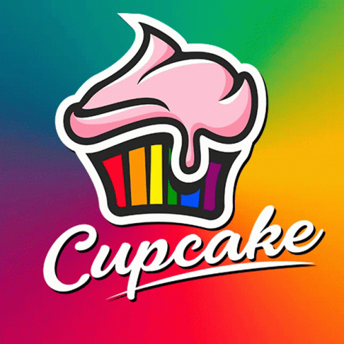 Cupcake Mascot Logo GIF