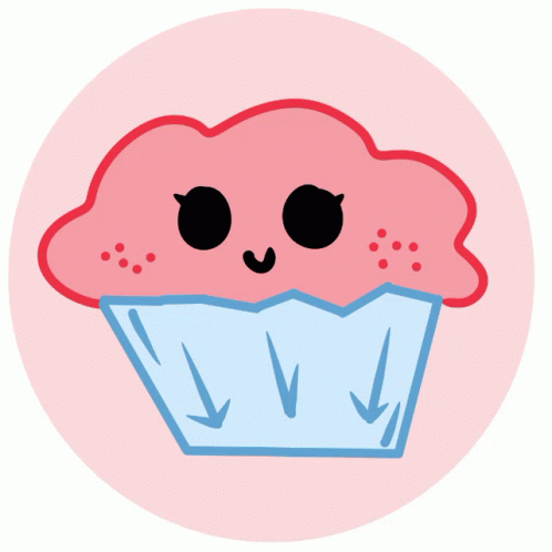 Cupcake Pink Icons GIF