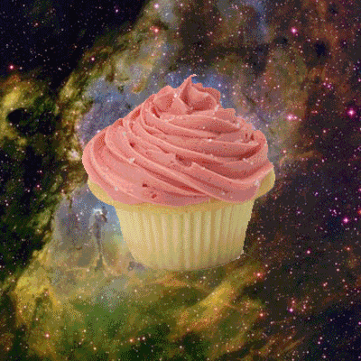 Cupcake Muffin Galaxy GIF