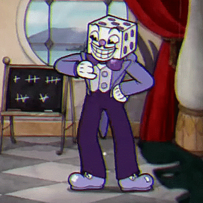 Cuphead King Dice Animation GIF