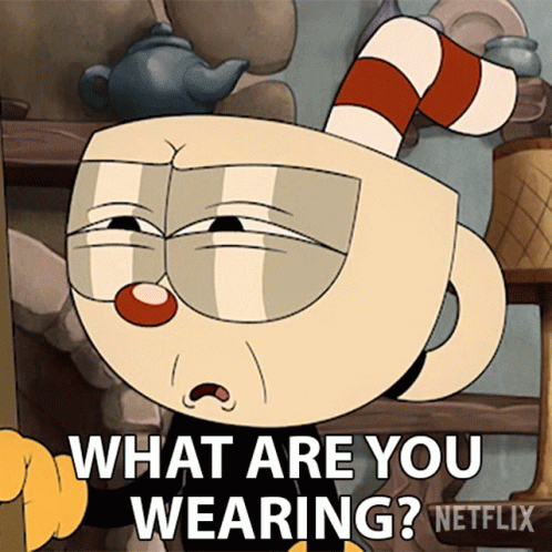 Cuphead Saying What Are You Wearing Netflix