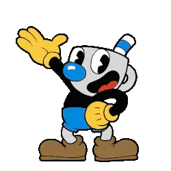 Cuphead Sticker