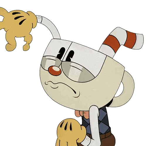 Cuphead With Sad Face