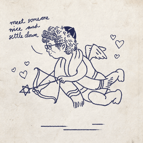 Cupid Flying Into Ground GIF