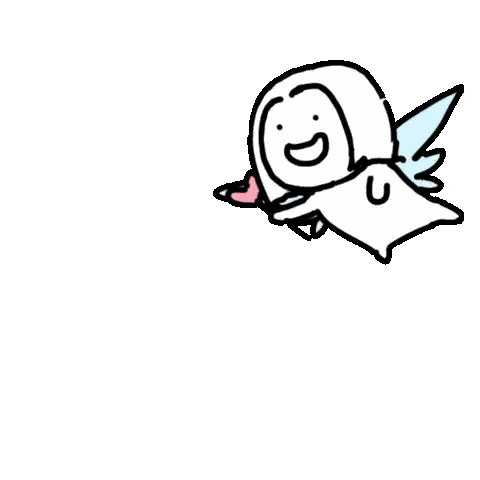 Cupid Flying with Heart Arrow