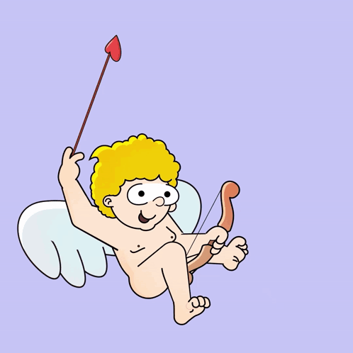Cupid Happy Valentines Day GIF