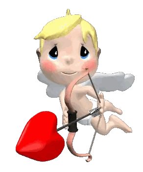 Cupid With Heart and Bow