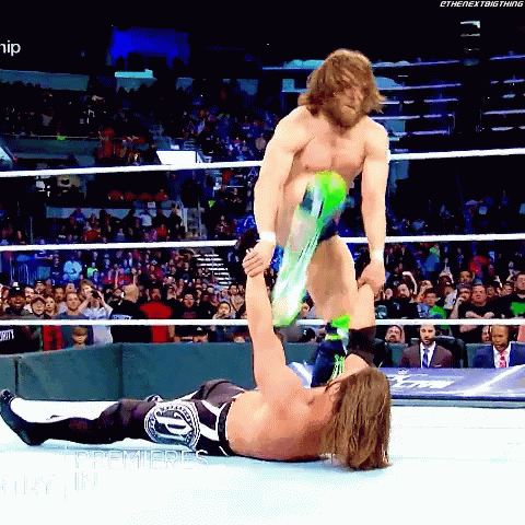 Curb Stomp Bryan Danielson GIF
