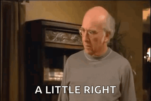 Curb Your Enthusiasm Larry David A Little Right GIF