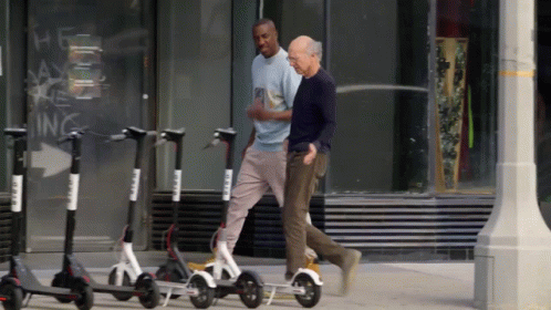 Curb Your Enthusiasm Larry David And Leon Walking GIF