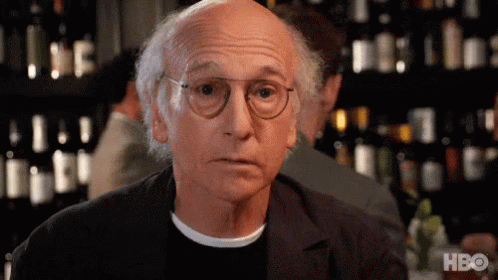 Curb Your Enthusiasm Larry David Drinking Wine GIF