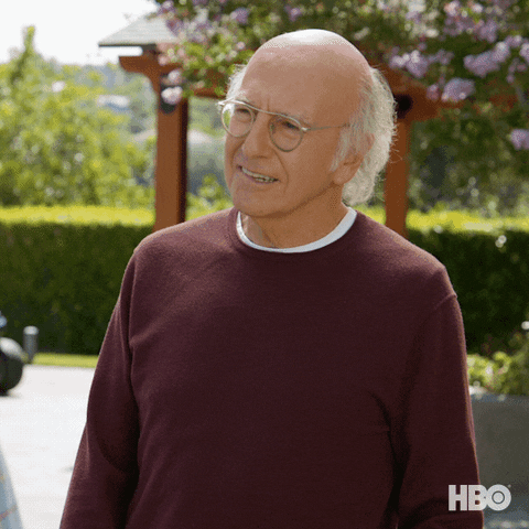 Curb Your Enthusiasm Larry David Saying Ehhh GIF