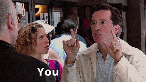 Curb Your Enthusiasm Steven Colbert You Will Fail GIF