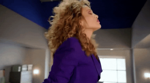 Curly Hair Jlo Dancing GIF