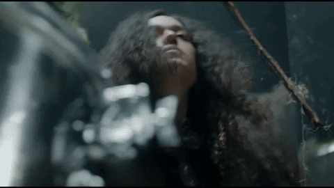 Curly Hair Man Rimshot GIF