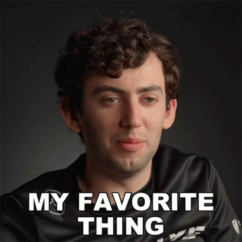 Curly Hair Man Saying My Favorite Thing GIF