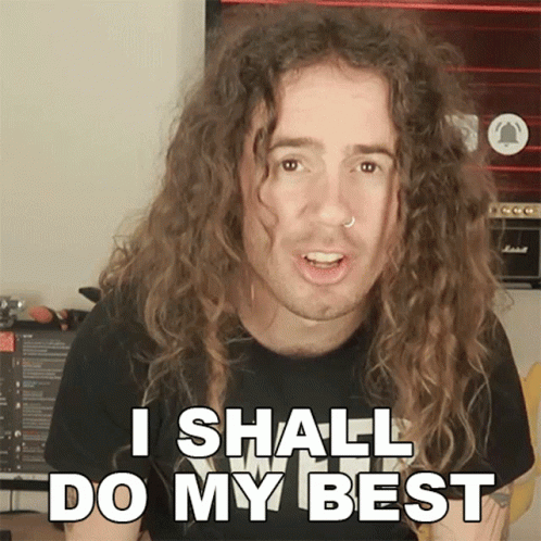 Curly Hair Nose Ring Man: I Shall Do My Best