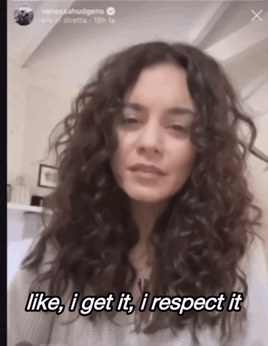 Curly-Haired Woman Like I Get It I Respect It