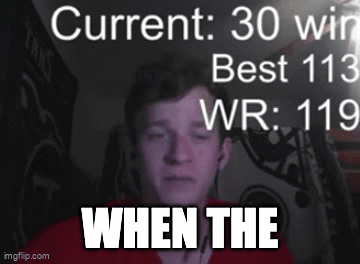 Current 30 Win Best 113 WR 119