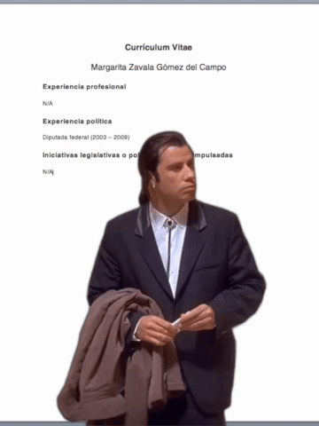 Curriculum Vitae Confused Actor John Travolta GIF