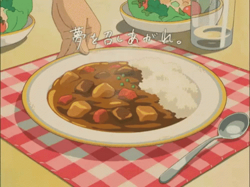 Curry On A Plate Animation GIF