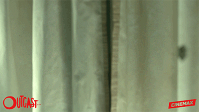 Curtain Opening Outcast Movie Scene GIF