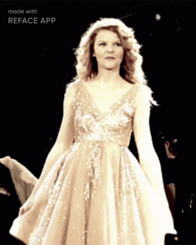 Taylor Swift Curtsy Gesture Thankful GIF