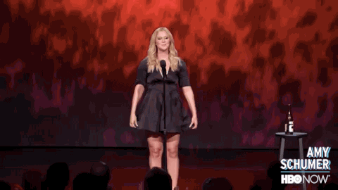 Curtsy Amy Schumer Awards Night GIF