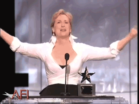 Curtsy Meryl Streep Speech GIF