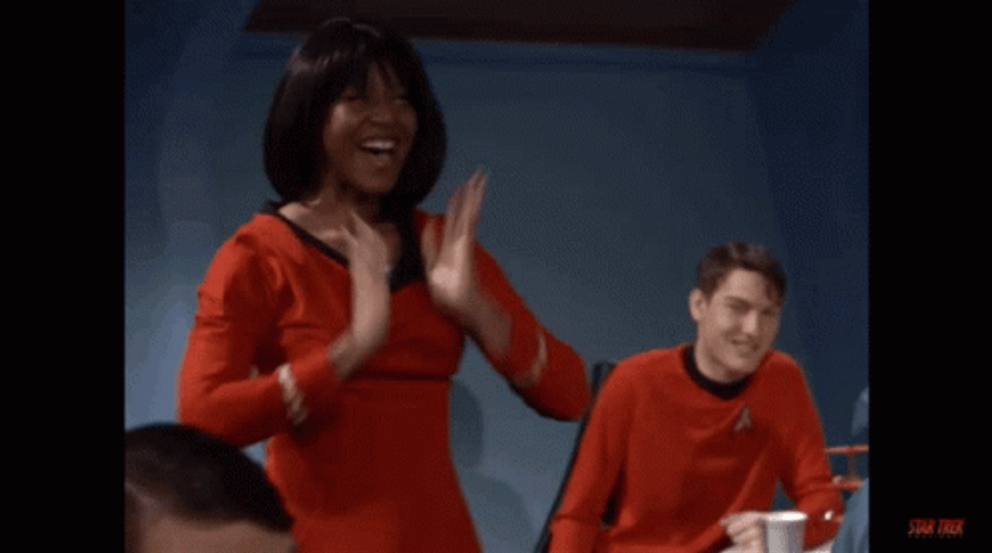Curtsy Nichelle Nichols Star Trek GIF