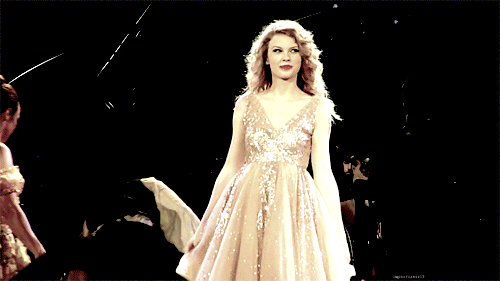 Curtsy Taylor Swift Concert Knee Bend GIF