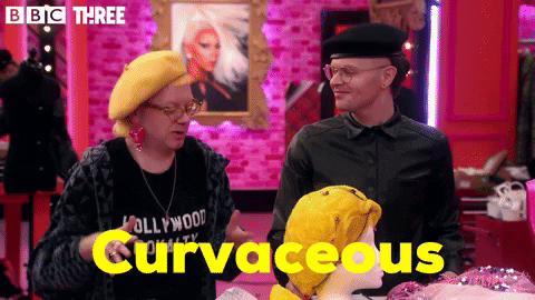 Curvy Curvaceous Woman GIF