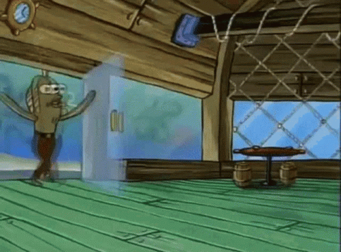 Customer I Have Arrived Mr Krab GIF