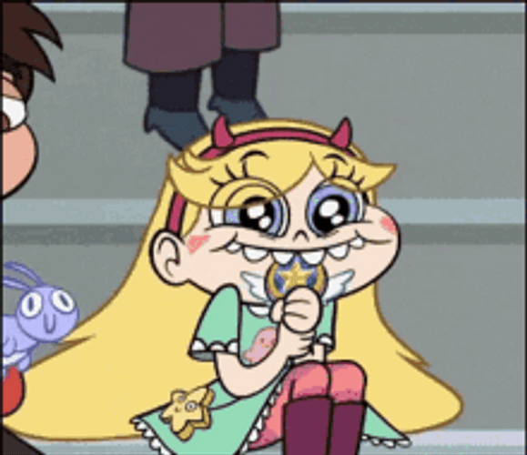 Cute And Happy Princess Star Butterfly GIF