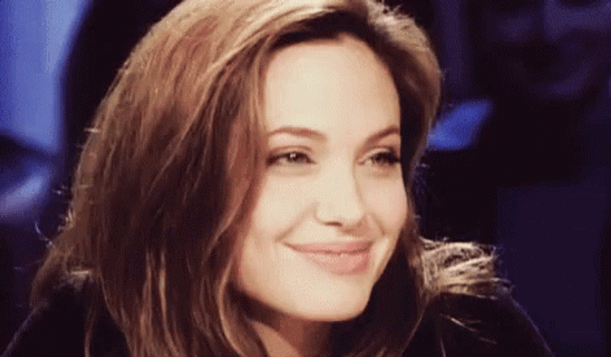 Cute Angelina Jolie Smile GIF