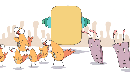 Cute Animals Parade GIF