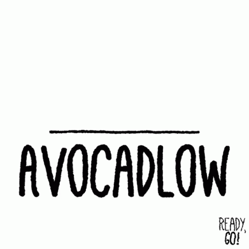 Cute Animated Avocado Get Low GIF