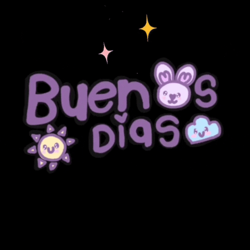 Cute Animated Buenos Dias GIF