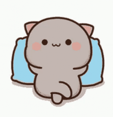 Cute Animated Laying Down GIF