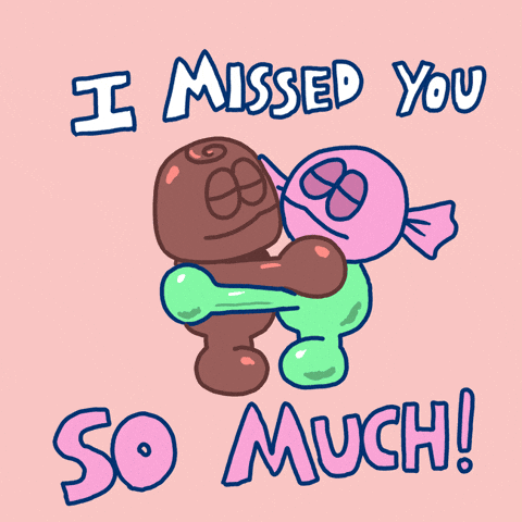 Cute Animation No I Miss You More GIF