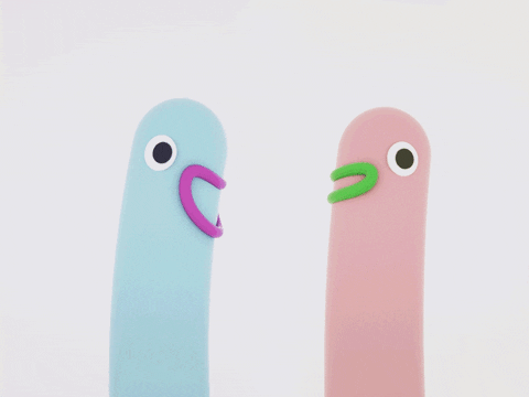 Cute Animation Talking Communication GIF