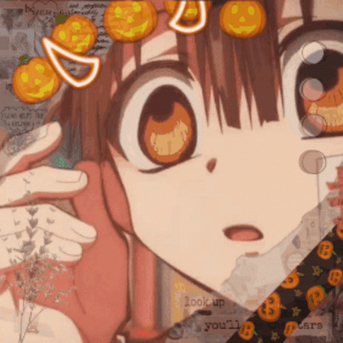 Cute Anime Boy Halloween GIF