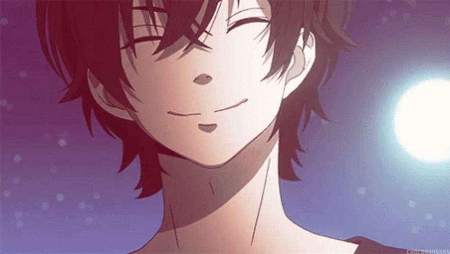 Cute Anime Boy Haru Yoshida Smiling Face GIF 