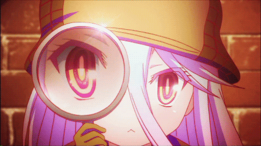 Cute Anime Detective GIF 